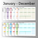 Digital Weekly Planner Template - Productivity Organizer - Image 3